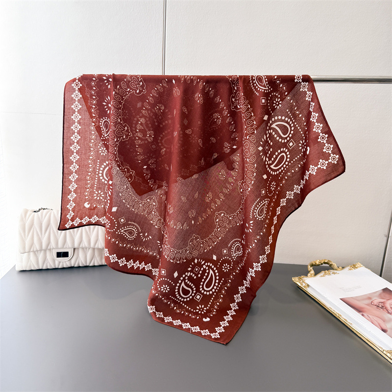 Pure Cotton Women Scarf Square - đánh giá và giá Bandana Cotton