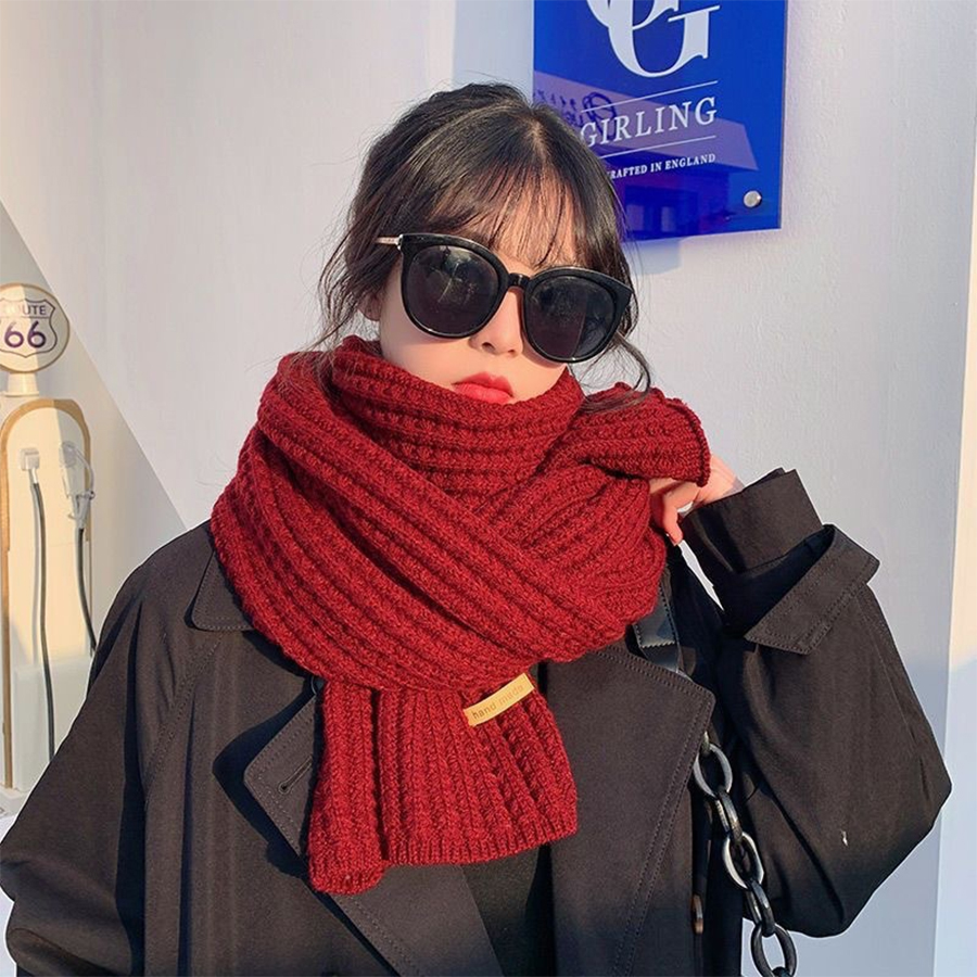 Thick Cable Knit Warm Cashmere - đánh giá và giá Muffler Men Wool