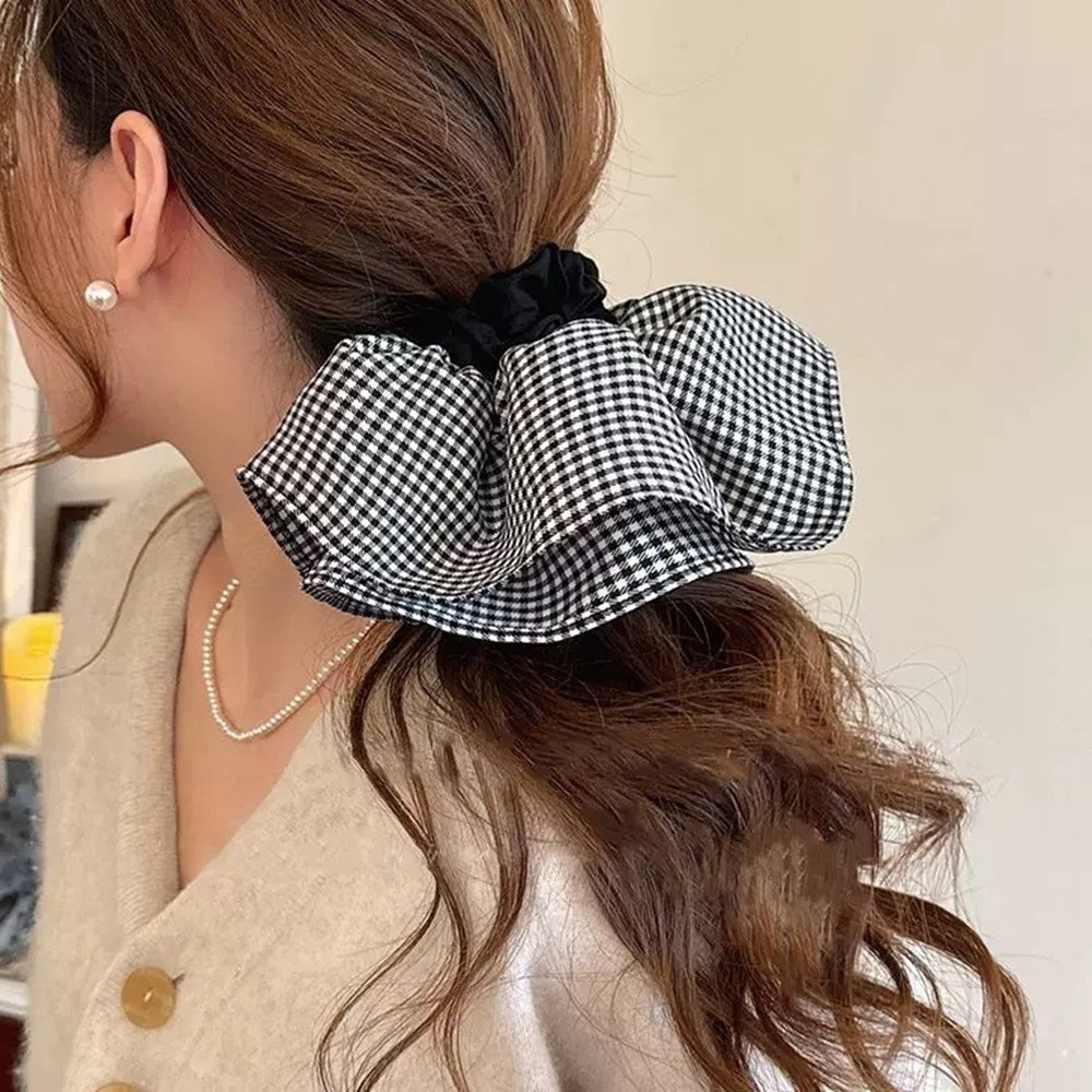 Extra Large Plaid Hair Ties El - đánh giá và giá Silk Tie Striped