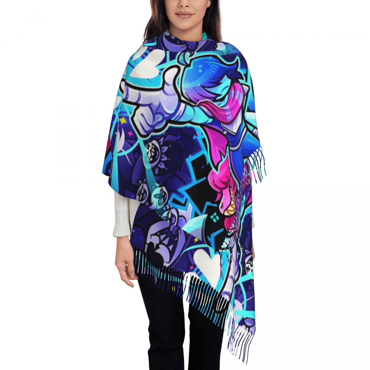 Deltarunes  Shawl Wraps Womens - đánh giá và giá Pashmina Wrap Large