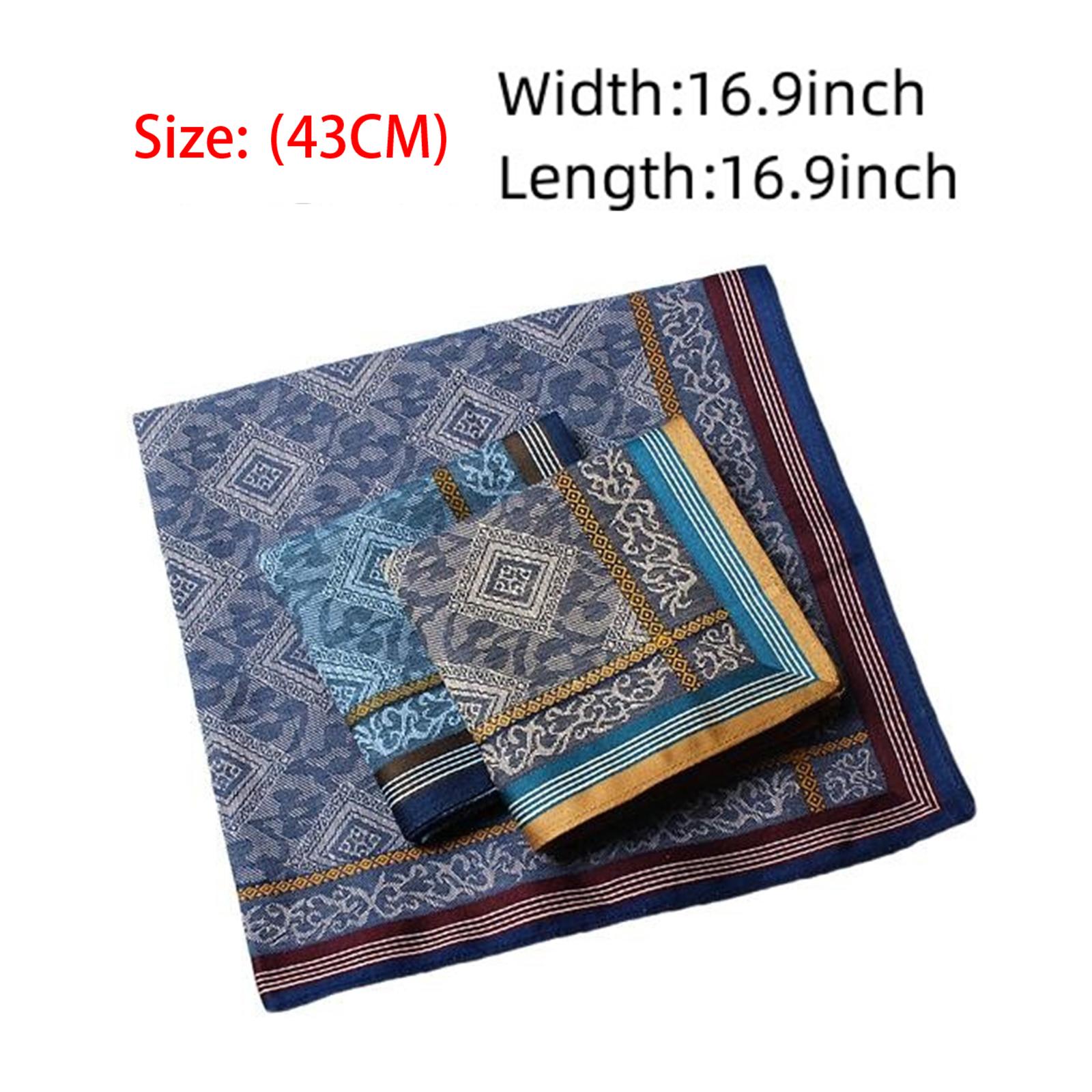 3x Mens Handkerchief Hankies P - đánh giá và giá Handkerchief Cotton Men