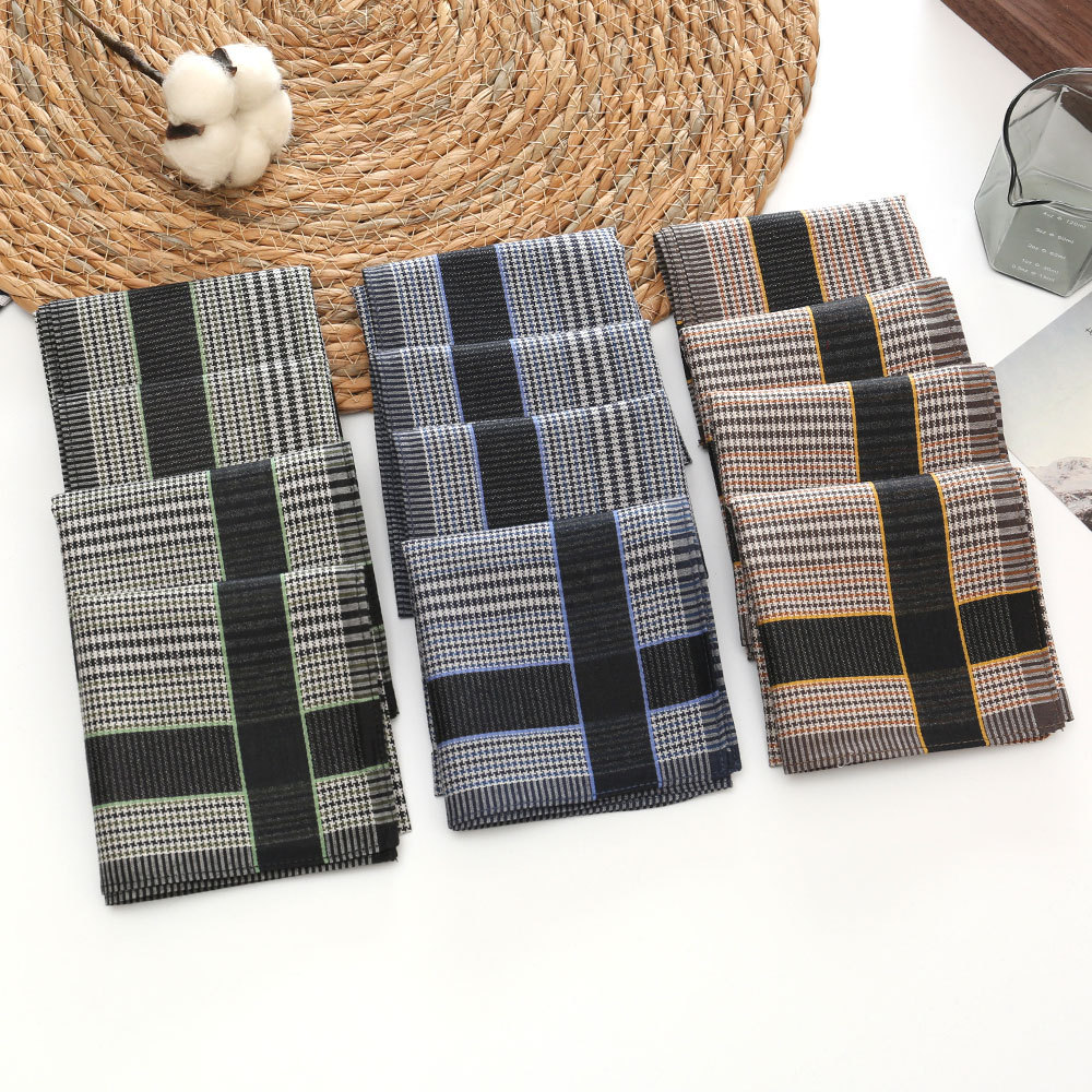 3/6/12 Pcs Men's Pure Cotton H - đánh giá và giá Handkerchief Cotton Men