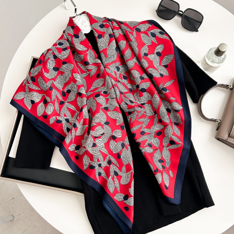 90cm Square Scarf High Quality - đánh giá và giá Silk Neck Scarf