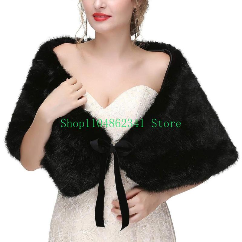652F Lông thú giả tinh xảo Sto - đánh giá và giá Stole Wedding Shawl