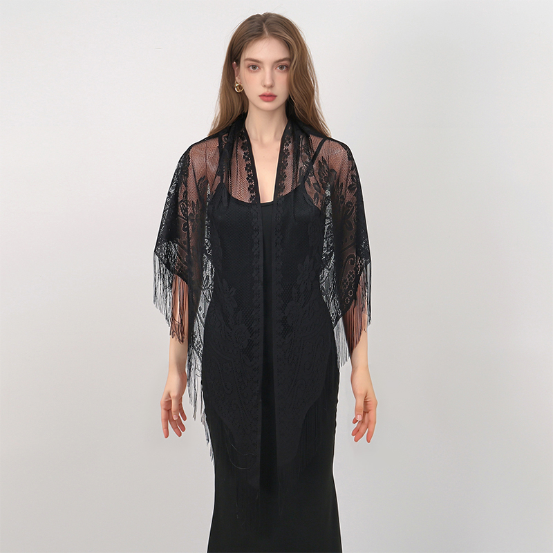 New Embroidery Lace Scarf Shaw - đánh giá và giá Stole Wedding Shawl