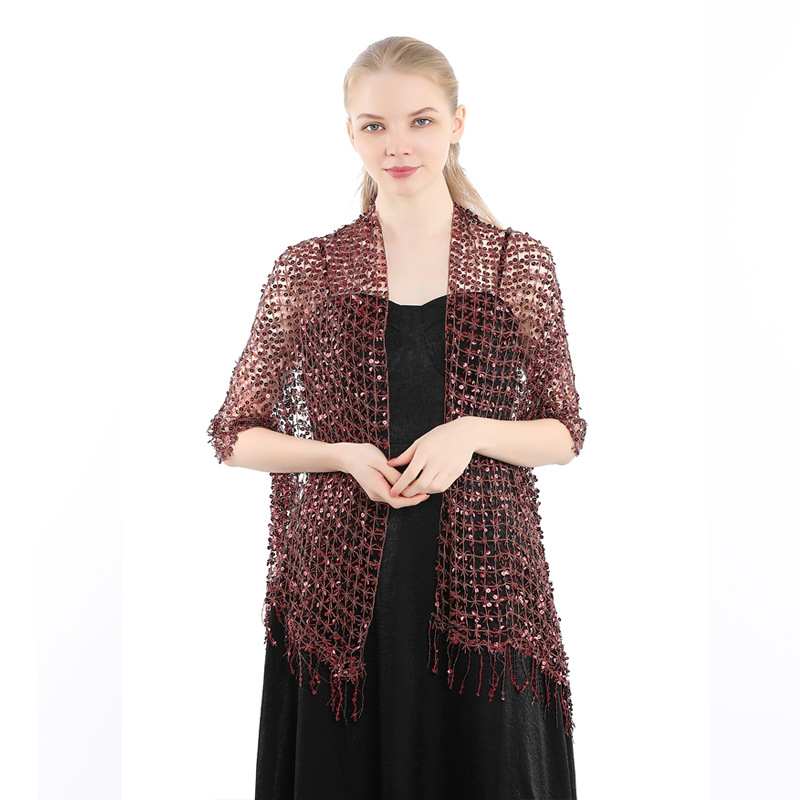 European and American Sequins  - đánh giá và giá Stole Wedding Shawl
