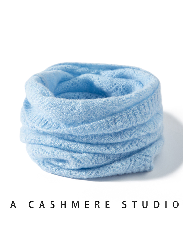 Womens 100% Cashmere Fan Point - đánh giá và giá Infinity Scarf Knit