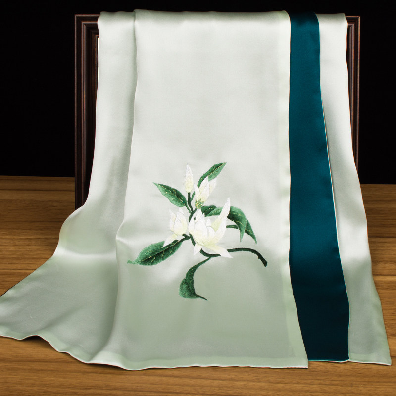 Pure Silk Suzhou Embroidery Sc - đánh giá và giá Silk Neck Scarf