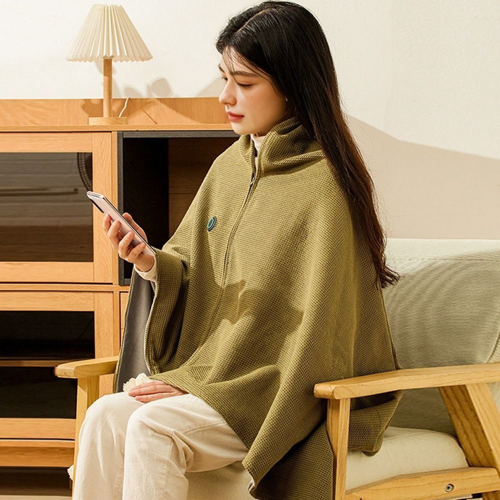 Fashion Wearable USB Electric  - đánh giá và giá Woven Scarf Blanket