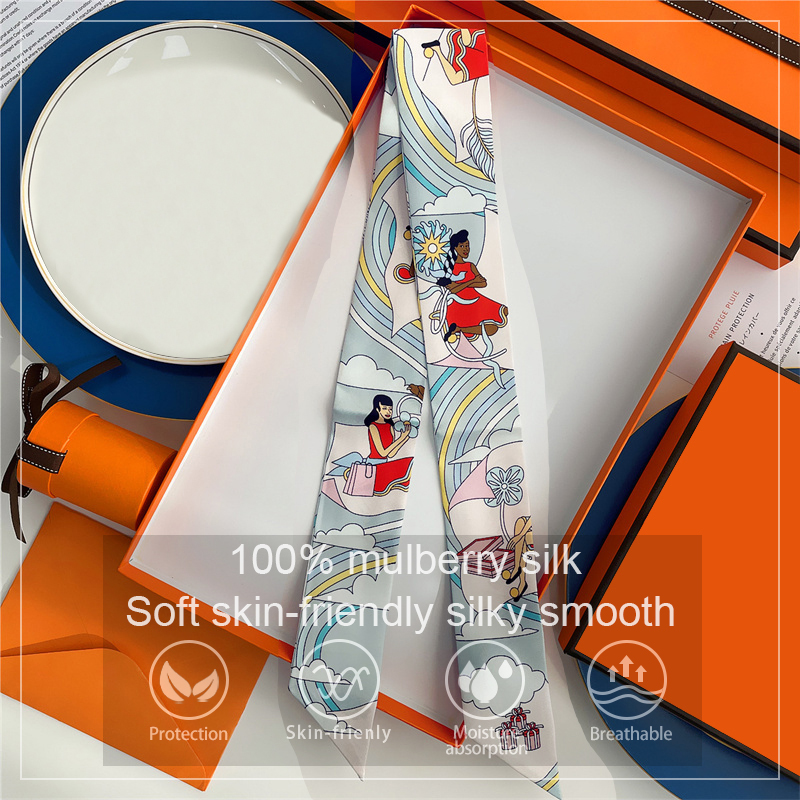 Women 100% Mulberry Silk Scarf - đánh giá và giá Silk Neck Scarf