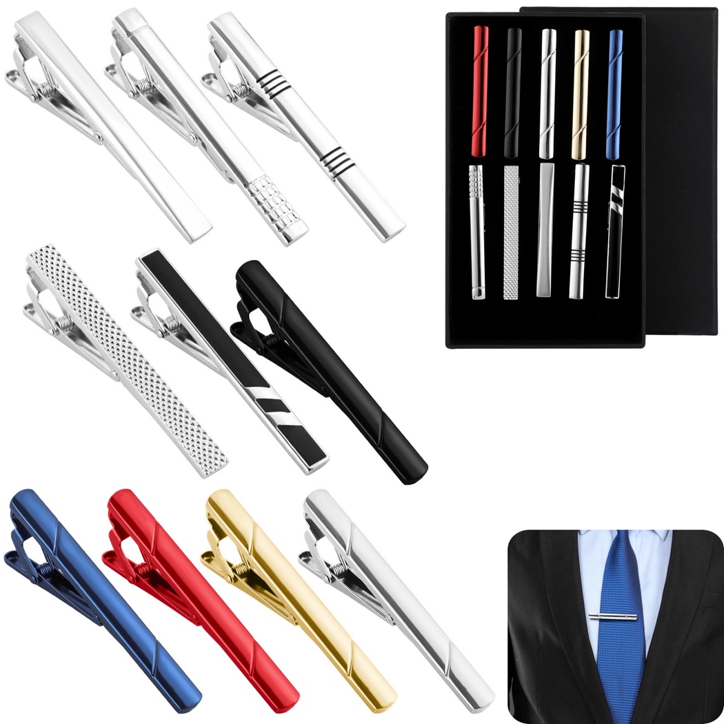10Pcs Tie Clips Tie Clip Set F - đánh giá và giá Tie Bar Set Gift