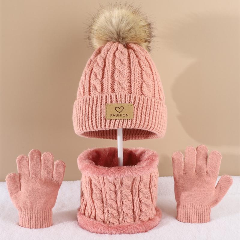 Toddler Kids Pom Pom Decor Bea - đánh giá và giá Infinity Scarf Knit