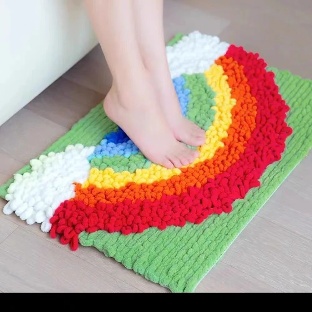 100g/Ball Finger Loop Yarn Thr - đánh giá và giá Woven Scarf Blanket