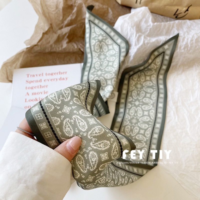 Set Series Silk Satin Scarf Wo - đánh giá và giá Ascot Neck Scarf