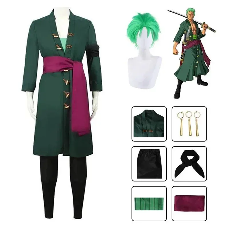 Anime Roronoa Cosplay Costume  - đánh giá và giá Ascot Neck Scarf