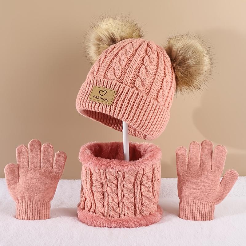 Toddler Kids Pom Pom Decor Bea - đánh giá và giá Infinity Scarf Knit