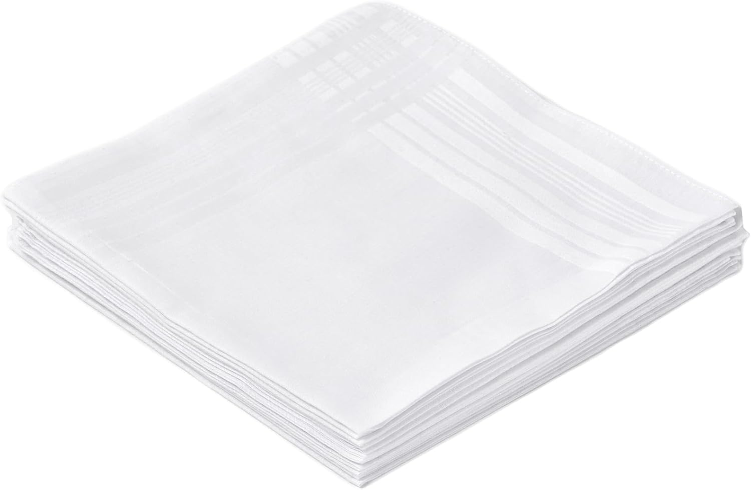 Men's Pure White 100% Cotton H - đánh giá và giá Handkerchief Cotton Men
