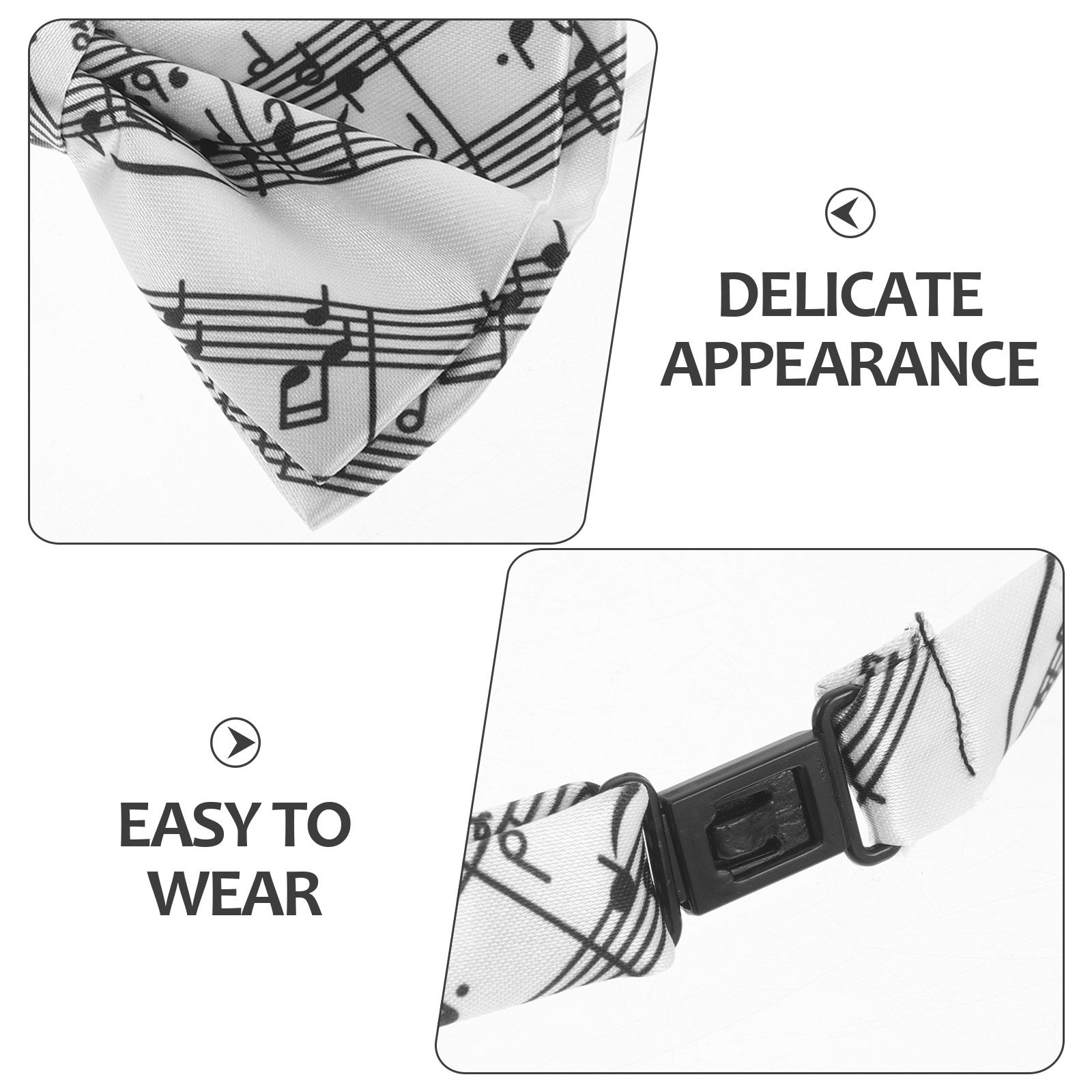 3Pcs Music Note Bow Tie Set Pr - đánh giá và giá Bow Tie Pre Tied