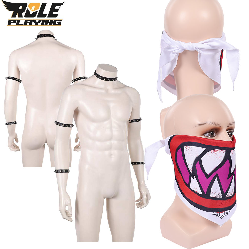 Bowser Jr Cosplay Scarf Mask B - đánh giá và giá Ascot Neck Scarf