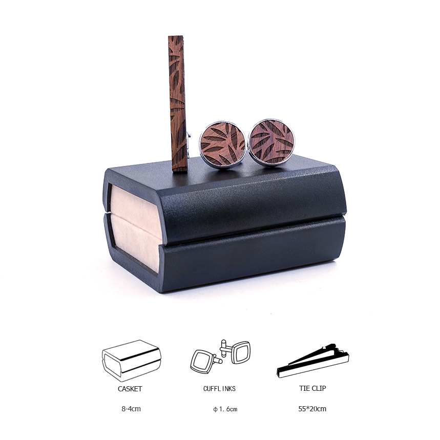 2019 Dây Thắt Kẹp Bộ Nam Gỗ Vi - đánh giá và giá Tie Bar Set Gift