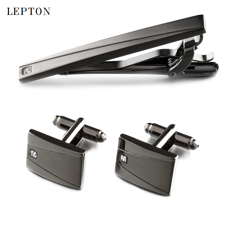 Classic Black Cufflinks & Tie  - đánh giá và giá Tie Bar Set Gift