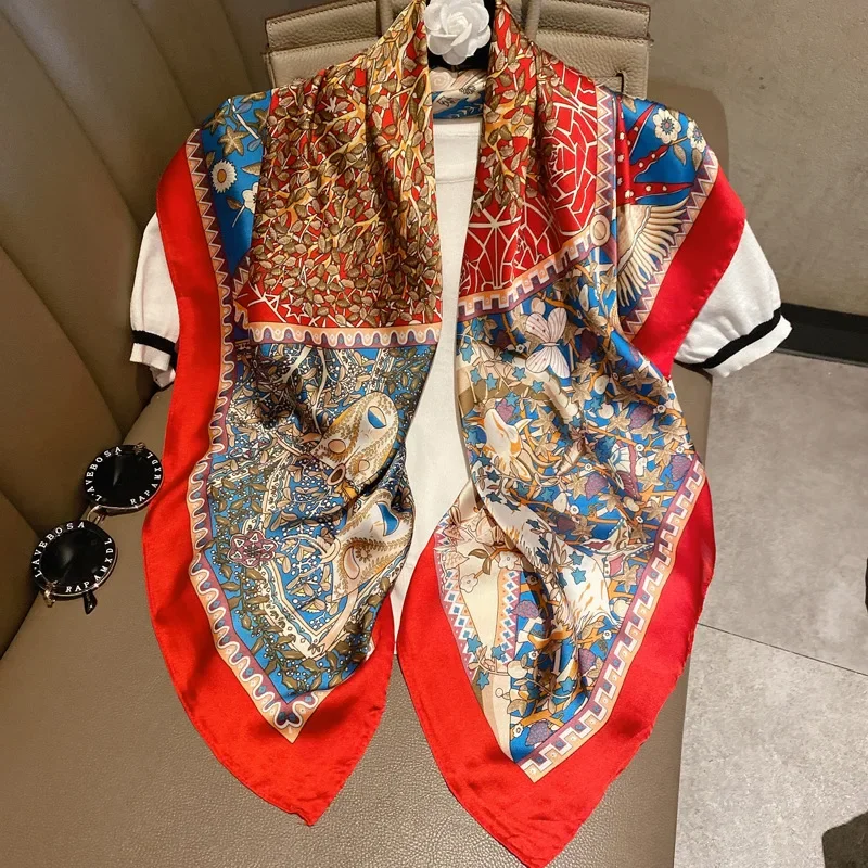 Light luxury 90 Silk scarf imi - đánh giá và giá Silk Tie Striped