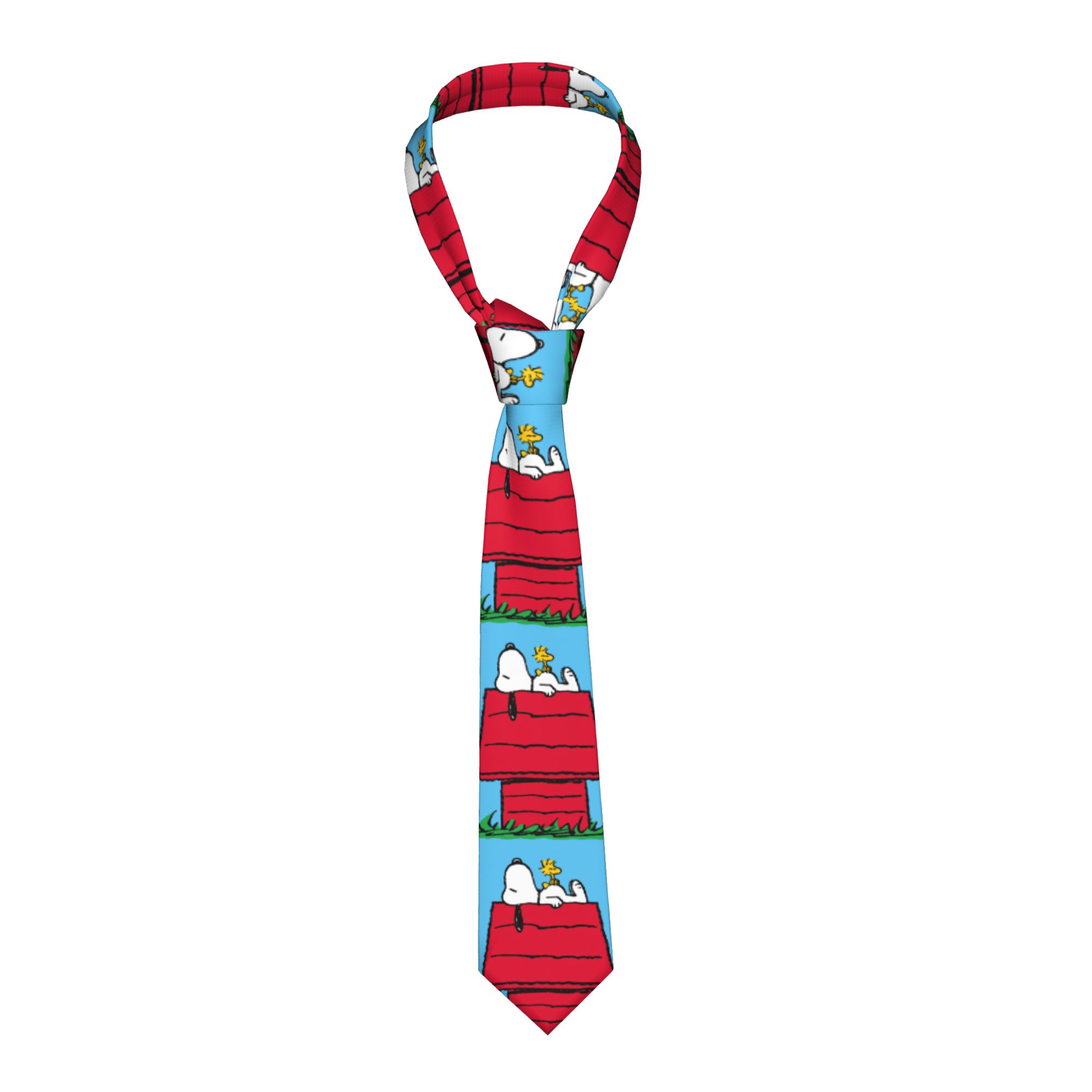 Neckties Snoopy Woodstock Dogh - đánh giá và giá Skinny Tie Men