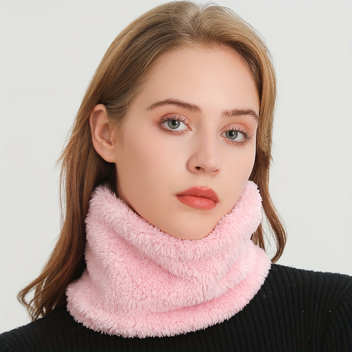 Windproof Plush Infinity Scarf - đánh giá và giá Infinity Scarf Knit