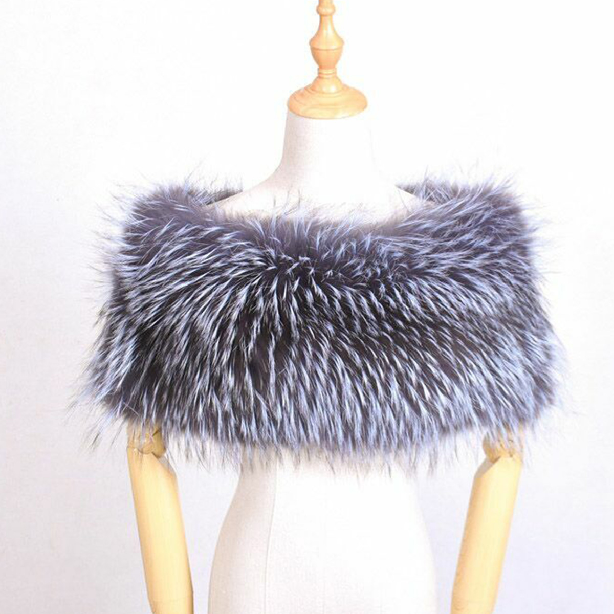 Natural Fur Bridal Shawl Fox F - đánh giá và giá Stole Wedding Shawl