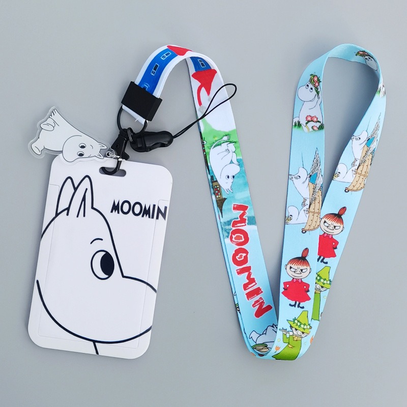 Moomin Cartoon Hard Card Holde - đánh giá và giá Lanyard Badge Holder