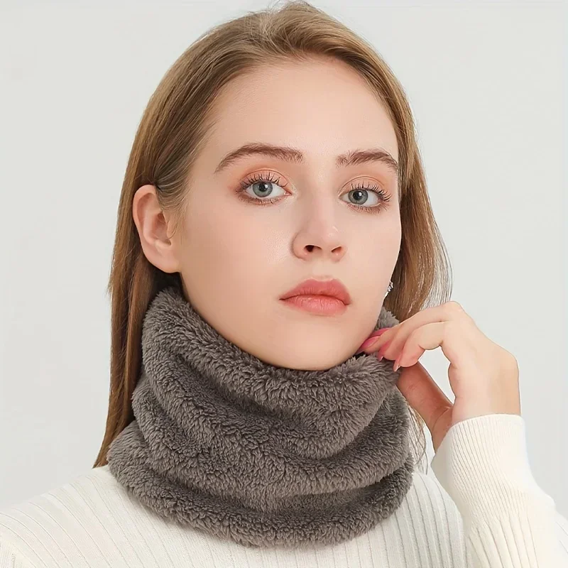 Windproof Plush Infinity Scarf - đánh giá và giá Infinity Scarf Knit