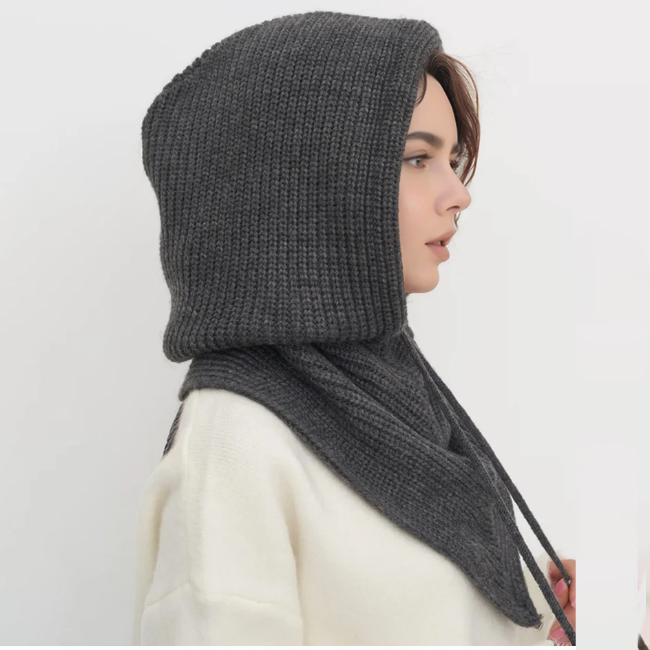 Women's Knitted Beanie Hat wit - đánh giá và giá Infinity Scarf Knit