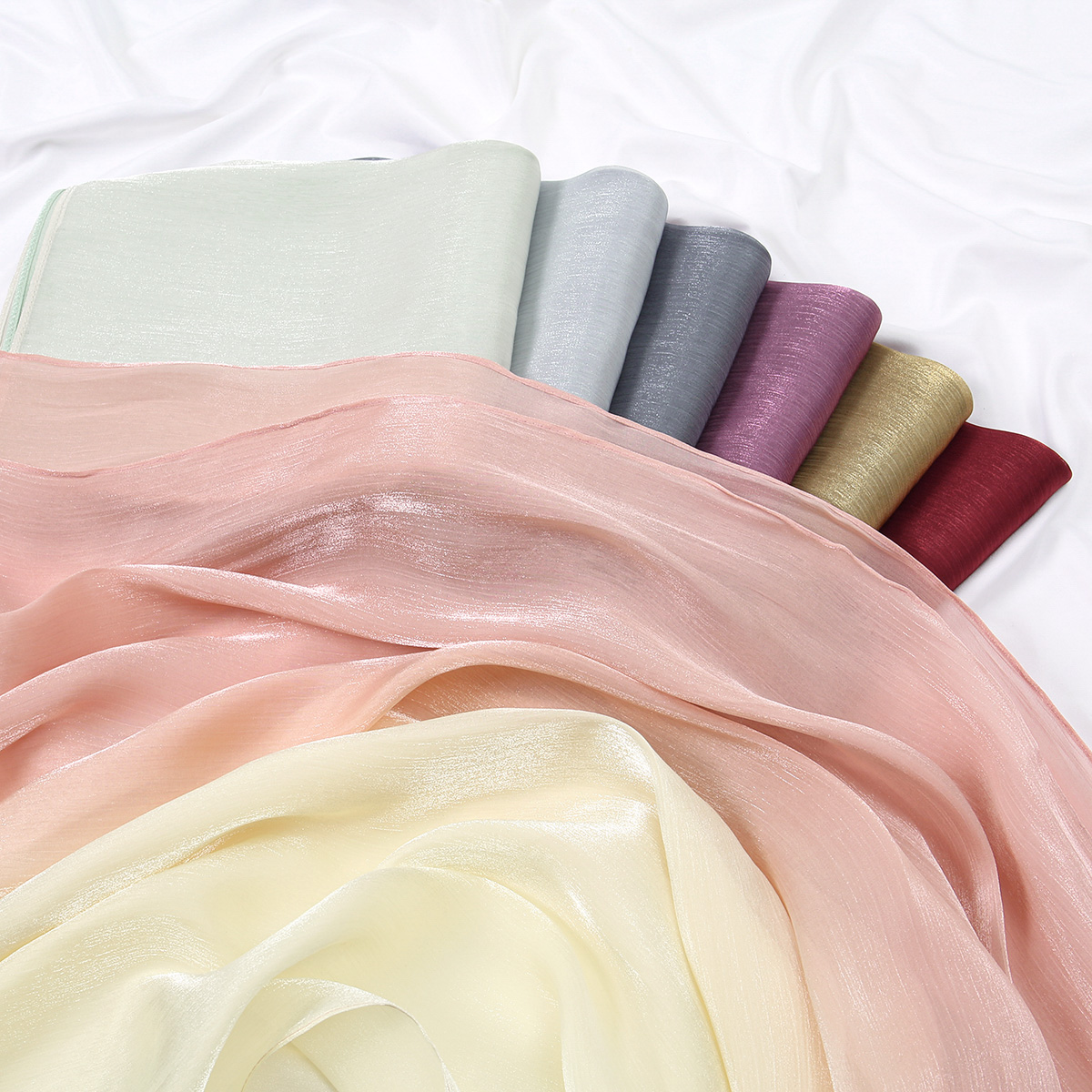 Gradient Twinkle Silk Hijab Sc - đánh giá và giá Head Wrap Turban