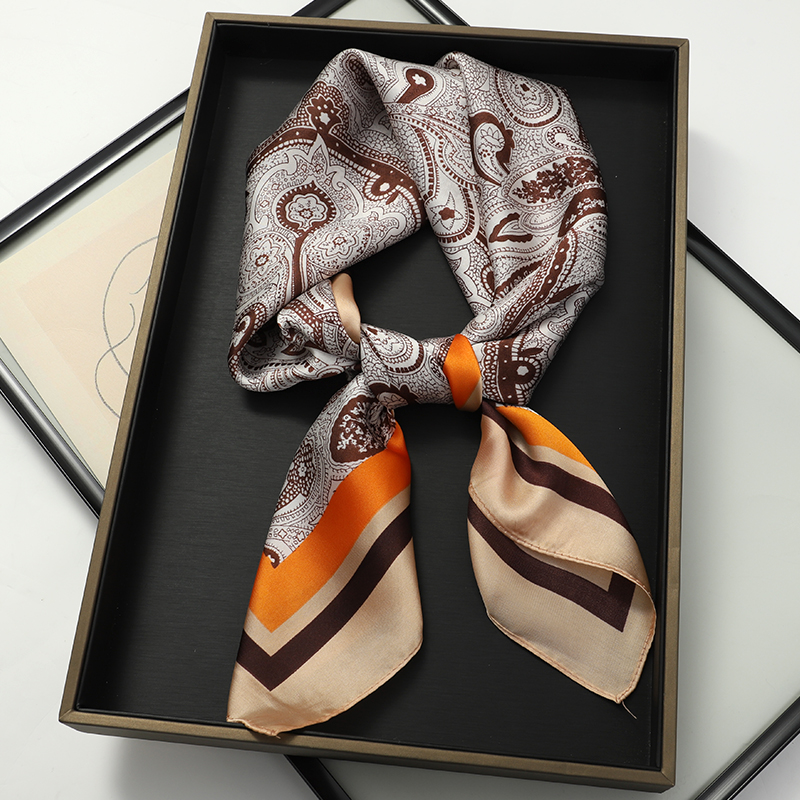 Luxury Spring Silk Scarf Women - đánh giá và giá Silk Tie Striped