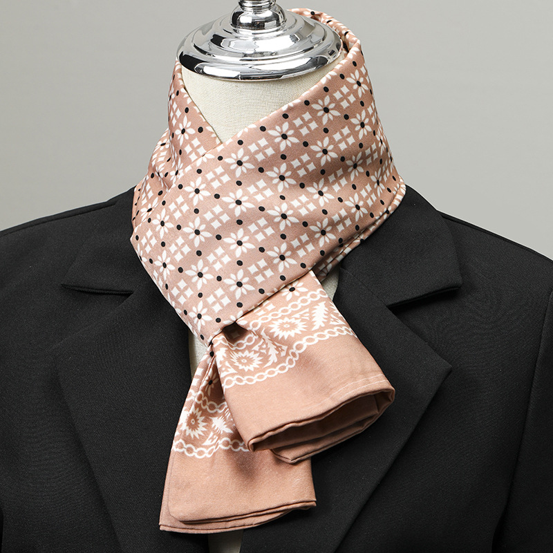 Men's Scarf Imitation Silk Nec - đánh giá và giá Silk Neck Scarf