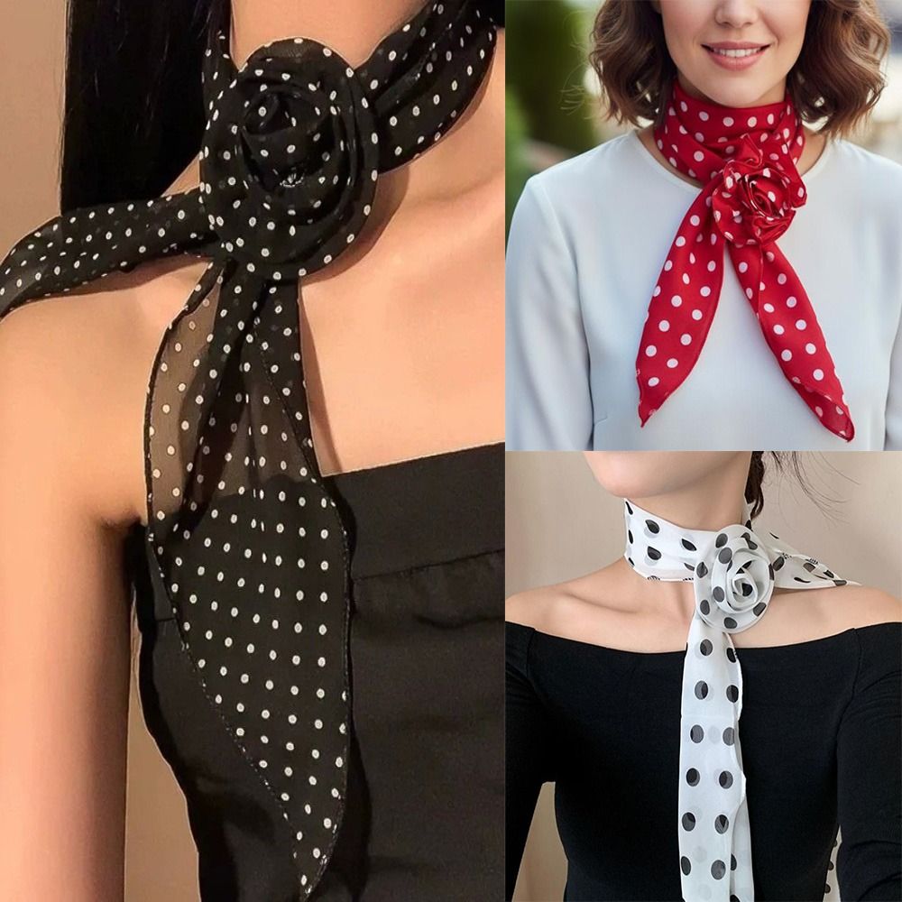 New Detachable Chiffon Long Sc - đánh giá và giá Ascot Neck Scarf