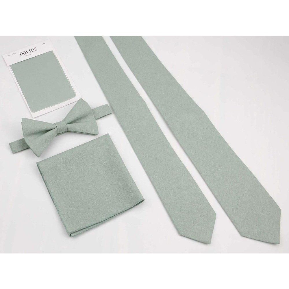 Linen Cotton Bowties - Solid P - đánh giá và giá Bow Tie Pre Tied