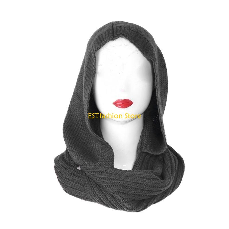 Y5GC Nữ Mùa Đông Đan Mũ Trùm Đ - đánh giá và giá Infinity Scarf Knit