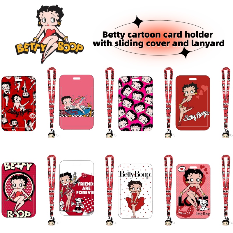 Betty Boop series anime bus ca - đánh giá và giá Lanyard Badge Holder
