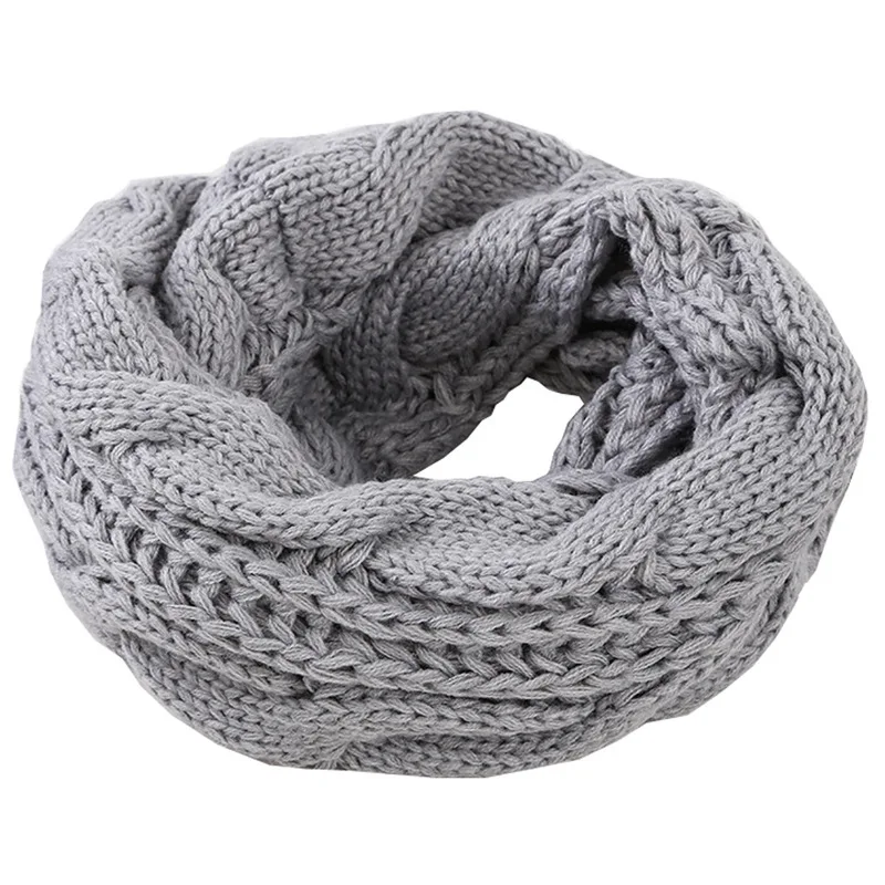 Men Women Boys Girls Thick Rib - đánh giá và giá Infinity Scarf Knit