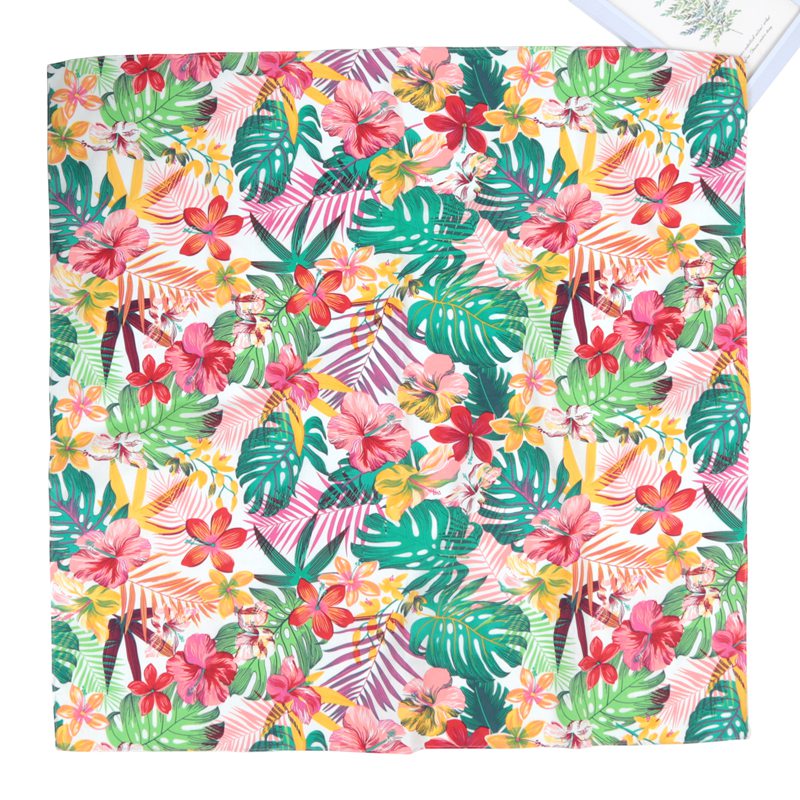 70cm Bandana Leaves Flowers Pr - đánh giá và giá Bandana Cotton