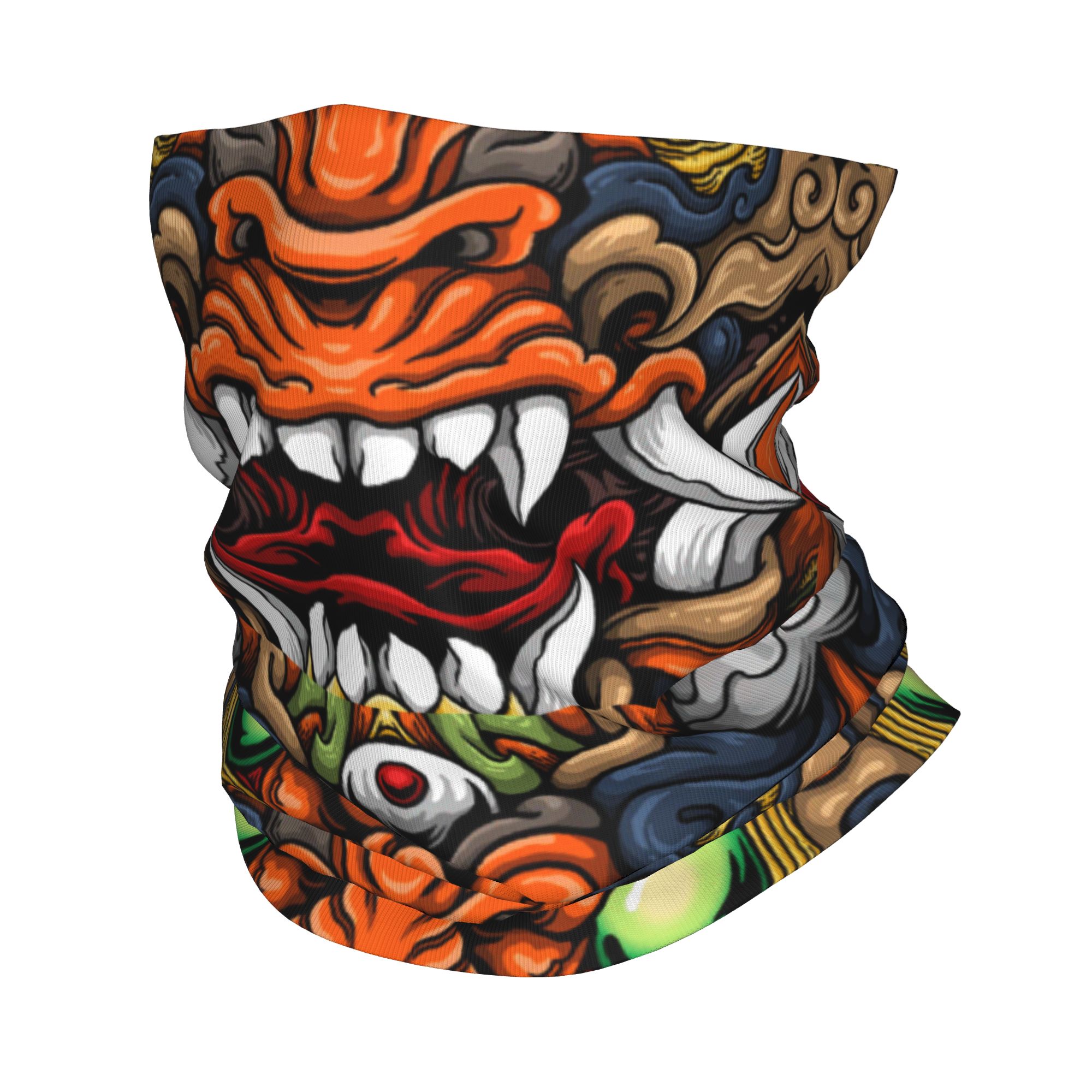 Custom Samurai Demon Oni Winte - đánh giá và giá Neck Warmer Tube