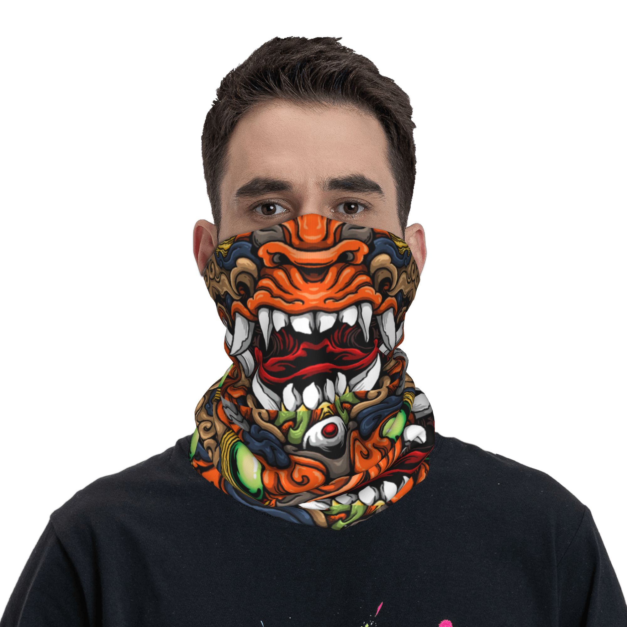 Custom Samurai Demon Oni Winte - đánh giá và giá Neck Warmer Tube