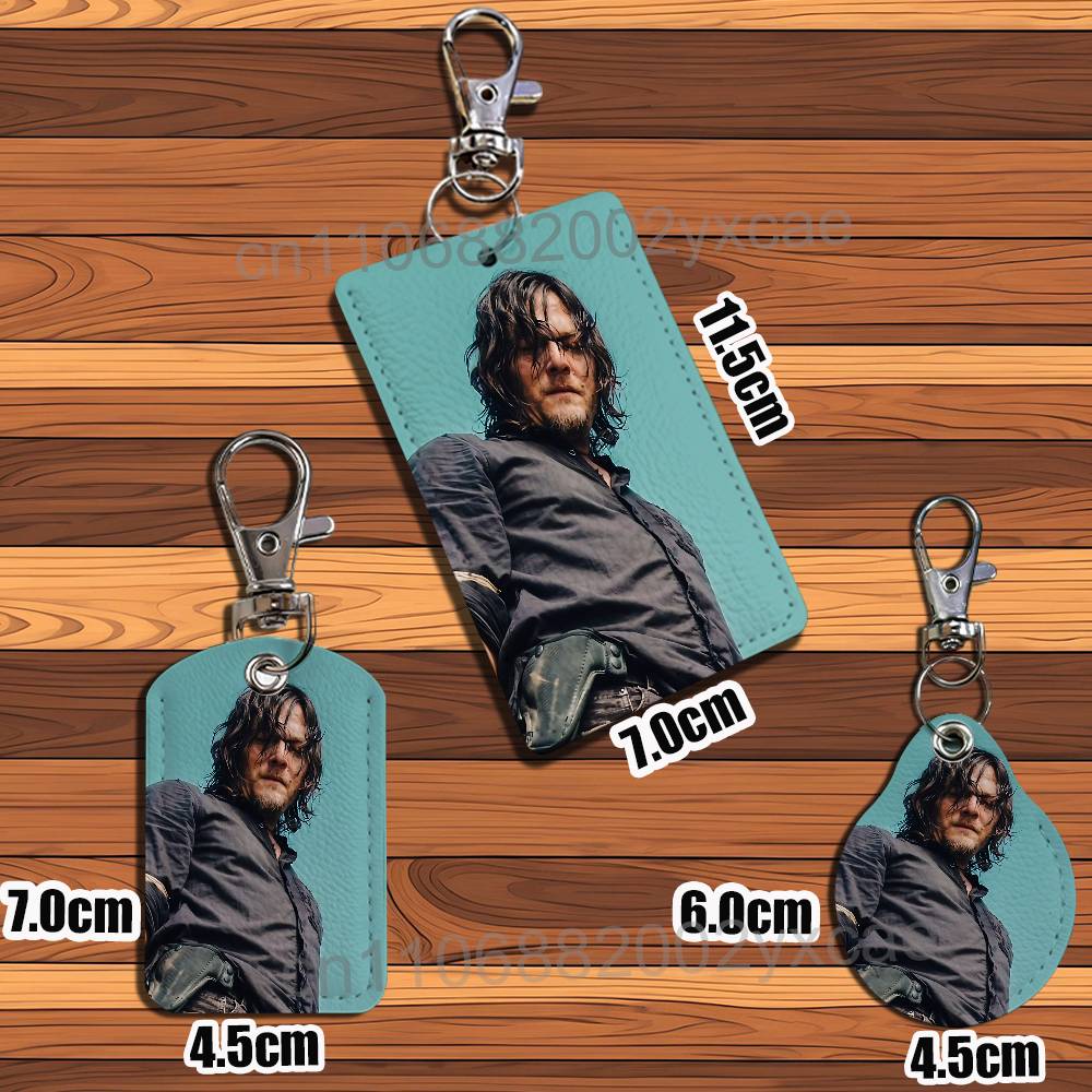Negan Maggie Walking Dead Leat - đánh giá và giá Lanyard Badge Holder